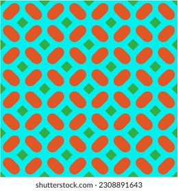 Seamless vector background with repeat pattern.  Multicolored  mosaic. Perfect for fashion, textile design, cute themed fabric, on wall paper, wrapping paper, fabrics and home decor.