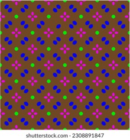 Seamless vector background with repeat pattern.  Multicolored  mosaic. Perfect for fashion, textile design, cute themed fabric, on wall paper, wrapping paper, fabrics and home decor.