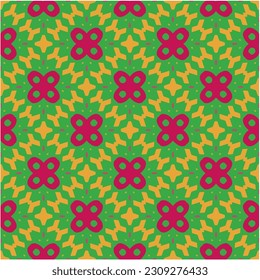 Seamless vector background with repeat pattern.  Multicolored  mosaic. Perfect for fashion, textile design, cute themed fabric, on wall paper, wrapping paper, fabrics and home decor.