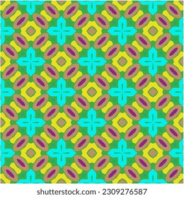 Seamless vector background with repeat pattern.  Multicolored  mosaic. Perfect for fashion, textile design, cute themed fabric, on wall paper, wrapping paper, fabrics and home decor.