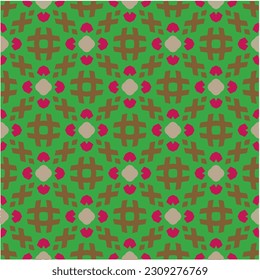 Seamless vector background with repeat pattern.  Multicolored  mosaic. Perfect for fashion, textile design, cute themed fabric, on wall paper, wrapping paper, fabrics and home decor.