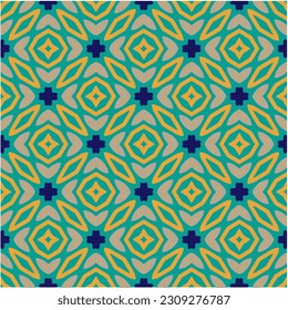 Seamless vector background with repeat pattern.  Multicolored  mosaic. Perfect for fashion, textile design, cute themed fabric, on wall paper, wrapping paper, fabrics and home decor.