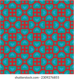 Seamless vector background with repeat pattern.  Multicolored  mosaic. Perfect for fashion, textile design, cute themed fabric, on wall paper, wrapping paper, fabrics and home decor.