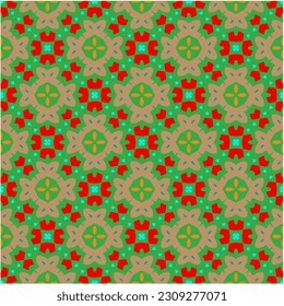 Seamless vector background with repeat pattern.  Multicolored  mosaic. Perfect for fashion, textile design, cute themed fabric, on wall paper, wrapping paper, fabrics and home decor.