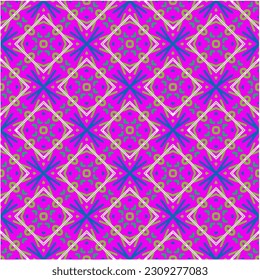 Seamless vector background with repeat pattern.  Multicolored  mosaic. Perfect for fashion, textile design, cute themed fabric, on wall paper, wrapping paper, fabrics and home decor.