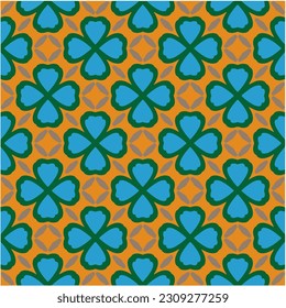 Seamless vector background with repeat pattern.  Multicolored  mosaic. Perfect for fashion, textile design, cute themed fabric, on wall paper, wrapping paper, fabrics and home decor.