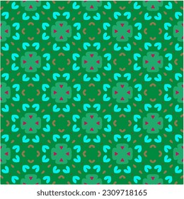 Seamless vector background with repeat pattern.  Multicolored  mosaic. Perfect for fashion, textile design, cute themed fabric, on wall paper, wrapping paper, fabrics and home decor.