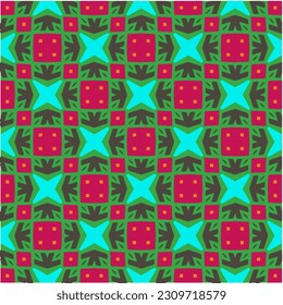 Seamless vector background with repeat pattern.  Multicolored  mosaic. Perfect for fashion, textile design, cute themed fabric, on wall paper, wrapping paper, fabrics and home decor.