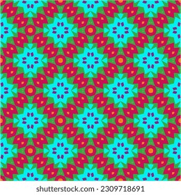 Seamless vector background with repeat pattern.  Multicolored  mosaic. Perfect for fashion, textile design, cute themed fabric, on wall paper, wrapping paper, fabrics and home decor.