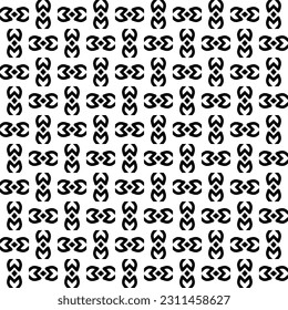 Seamless vector background with repeat pattern. Black and white color. Perfect for fashion, textile design, cute themed fabric, on wall paper, wrapping paper, fabrics and home decor.