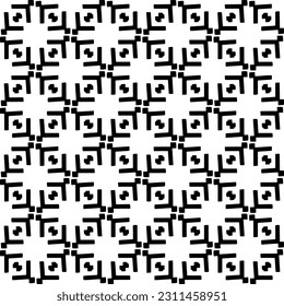 Seamless vector background with repeat pattern. Black and white color. Perfect for fashion, textile design, cute themed fabric, on wall paper, wrapping paper, fabrics and home decor.