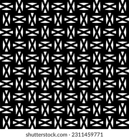 Seamless vector background with repeat pattern. Black and white color. Perfect for fashion, textile design, cute themed fabric, on wall paper, wrapping paper, fabrics and home decor.