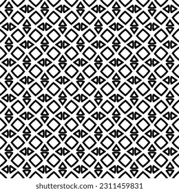 Seamless vector background with repeat pattern. Black and white color. Perfect for fashion, textile design, cute themed fabric, on wall paper, wrapping paper, fabrics and home decor.