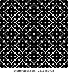 Seamless vector background with repeat pattern. Black and white color. Perfect for fashion, textile design, cute themed fabric, on wall paper, wrapping paper, fabrics and home decor.