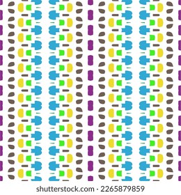 Seamless vector background with repeat pattern.Abstract ethnic rug ornamental seamless pattern.Perfect for fashion, textile design, cute themed fabric, on wall paper, wrapping paper and home decor.