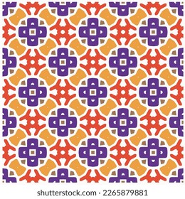 Seamless vector background with repeat pattern.Abstract ethnic rug ornamental seamless pattern.Perfect for fashion, textile design, cute themed fabric, on wall paper, wrapping paper and home decor.