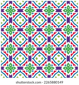 Seamless vector background with repeat pattern.Abstract ethnic rug ornamental seamless pattern.Perfect for fashion, textile design, cute themed fabric, on wall paper, wrapping paper and home decor.