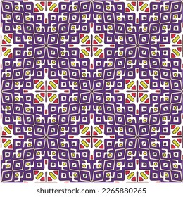 Seamless vector background with repeat pattern.Abstract ethnic rug ornamental seamless pattern.Perfect for fashion, textile design, cute themed fabric, on wall paper, wrapping paper and home decor.