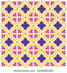 Seamless vector background with repeat pattern.Abstract ethnic rug ornamental seamless pattern.Perfect for fashion, textile design, cute themed fabric, on wall paper, wrapping paper and home decor.