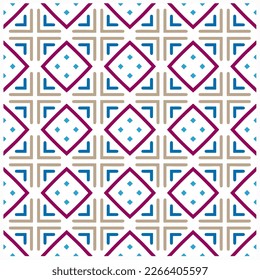 Seamless vector background with repeat pattern.Abstract ethnic rug ornamental seamless pattern.Perfect for fashion, textile design, cute themed fabric, on wall paper, wrapping paper and home decor.