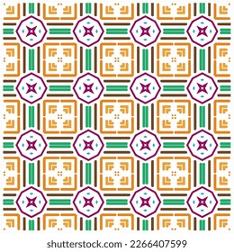 Seamless vector background with repeat pattern.Abstract ethnic rug ornamental seamless pattern.Perfect for fashion, textile design, cute themed fabric, on wall paper, wrapping paper and home decor.
