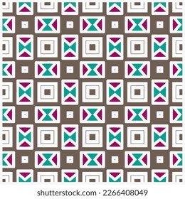 Seamless vector background with repeat pattern.Abstract ethnic rug ornamental seamless pattern.Perfect for fashion, textile design, cute themed fabric, on wall paper, wrapping paper and home decor.