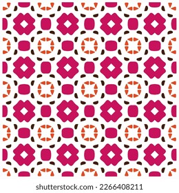 Seamless vector background with repeat pattern.Abstract ethnic rug ornamental seamless pattern.Perfect for fashion, textile design, cute themed fabric, on wall paper, wrapping paper and home decor.