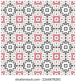 Seamless vector background with repeat pattern.Abstract ethnic rug ornamental seamless pattern.Perfect for fashion, textile design, cute themed fabric, on wall paper, wrapping paper and home decor.