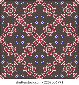 
Seamless vector background with repeat pattern.Abstract ethnic rug ornamental seamless pattern.Perfect for fashion, textile design, cute themed fabric, on wall paper, wrapping paper and home decor.