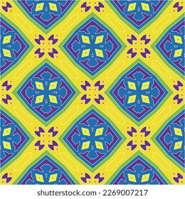Seamless vector background with repeat pattern.Abstract ethnic rug ornamental seamless pattern.Perfect for fashion, textile design, cute themed fabric, on wall paper, wrapping paper and home decor.