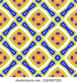 Seamless vector background with repeat pattern.Abstract ethnic rug ornamental seamless pattern.Perfect for fashion, textile design, cute themed fabric, on wall paper, wrapping paper and home decor.