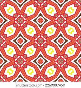 Seamless vector background with repeat pattern.Abstract ethnic rug ornamental seamless pattern.Perfect for fashion, textile design, cute themed fabric, on wall paper, wrapping paper and home decor.