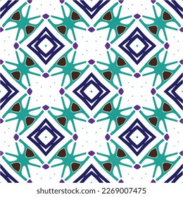 Seamless vector background with repeat pattern.Abstract ethnic rug ornamental seamless pattern.Perfect for fashion, textile design, cute themed fabric, on wall paper, wrapping paper and home decor.
