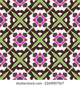Seamless vector background with repeat pattern.Abstract ethnic rug ornamental seamless pattern.Perfect for fashion, textile design, cute themed fabric, on wall paper, wrapping paper and home decor.
