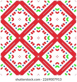 Seamless vector background with repeat pattern.Abstract ethnic rug ornamental seamless pattern.Perfect for fashion, textile design, cute themed fabric, on wall paper, wrapping paper and home decor.