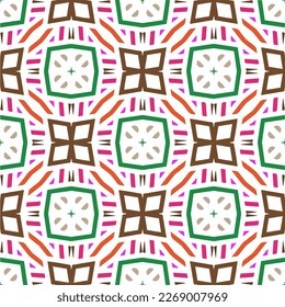 Seamless vector background with repeat pattern.Abstract ethnic rug ornamental seamless pattern.Perfect for fashion, textile design, cute themed fabric, on wall paper, wrapping paper and home decor.