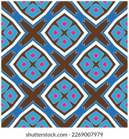 Seamless vector background with repeat pattern.Abstract ethnic rug ornamental seamless pattern.Perfect for fashion, textile design, cute themed fabric, on wall paper, wrapping paper and home decor.