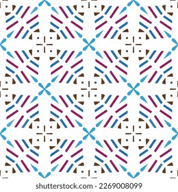 Seamless vector background with repeat pattern.Abstract ethnic rug ornamental seamless pattern.Perfect for fashion, textile design, cute themed fabric, on wall paper, wrapping paper and home decor.