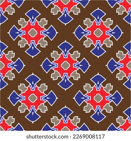 Seamless vector background with repeat pattern.Abstract ethnic rug ornamental seamless pattern.Perfect for fashion, textile design, cute themed fabric, on wall paper, wrapping paper and home decor.