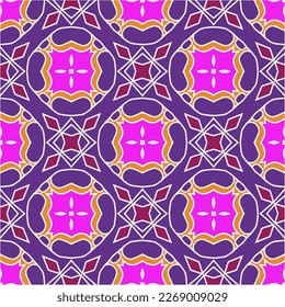 Seamless vector background with repeat pattern.Abstract ethnic rug ornamental seamless pattern.Perfect for fashion, textile design, cute themed fabric, on wall paper, wrapping paper and home decor.