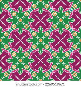 Seamless vector background with repeat pattern.Abstract ethnic rug ornamental seamless pattern.Perfect for fashion, textile design, cute themed fabric, on wall paper, wrapping paper and home decor.