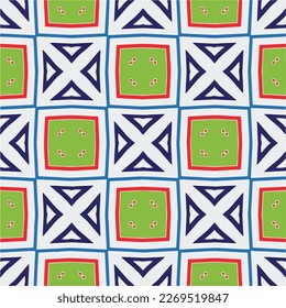 Seamless vector background with repeat pattern.Abstract ethnic rug ornamental seamless pattern.Perfect for fashion, textile design, cute themed fabric, on wall paper, wrapping paper and home decor.