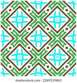 Seamless vector background with repeat pattern.Abstract ethnic rug ornamental seamless pattern.Perfect for fashion, textile design, cute themed fabric, on wall paper, wrapping paper and home decor.