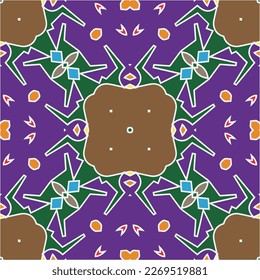 Seamless vector background with repeat pattern.Abstract ethnic rug ornamental seamless pattern.Perfect for fashion, textile design, cute themed fabric, on wall paper, wrapping paper and home decor.