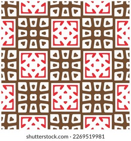 Seamless vector background with repeat pattern.Abstract ethnic rug ornamental seamless pattern.Perfect for fashion, textile design, cute themed fabric, on wall paper, wrapping paper and home decor.