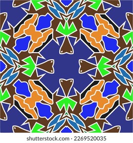 Seamless vector background with repeat pattern.Abstract ethnic rug ornamental seamless pattern.Perfect for fashion, textile design, cute themed fabric, on wall paper, wrapping paper and home decor.
