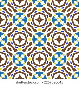 Seamless vector background with repeat pattern.Abstract ethnic rug ornamental seamless pattern.Perfect for fashion, textile design, cute themed fabric, on wall paper, wrapping paper and home decor.