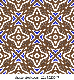 Seamless vector background with repeat pattern.Abstract ethnic rug ornamental seamless pattern.Perfect for fashion, textile design, cute themed fabric, on wall paper, wrapping paper and home decor.