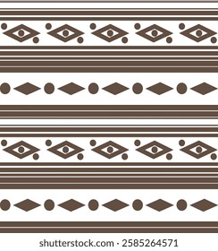 Seamless vector background from shapes created from geometric elements.