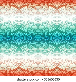 Seamless vector background, snakeskin pattern.